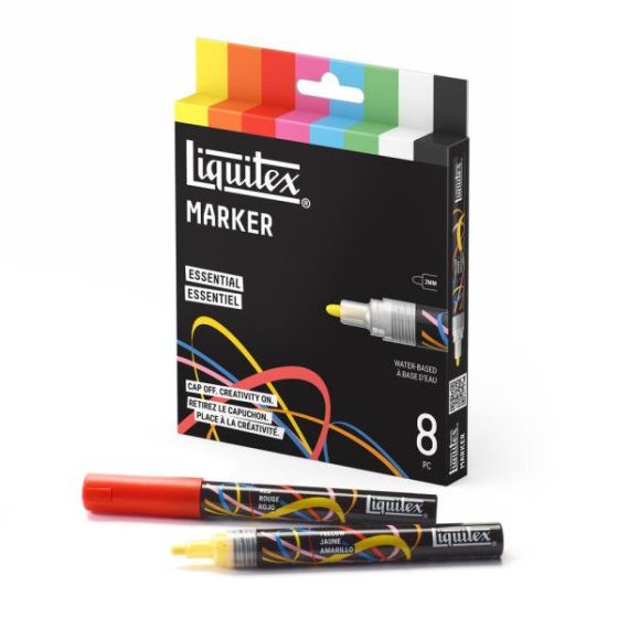 Set Marqueurs Peinture Acrylique Liquitex - 8 | Art & Loisirs
