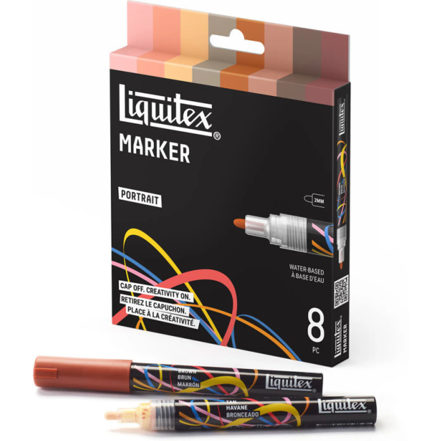 Liquitex : Set 8 Marqueurs Acryliques Couleurs | Art & Loisirs
