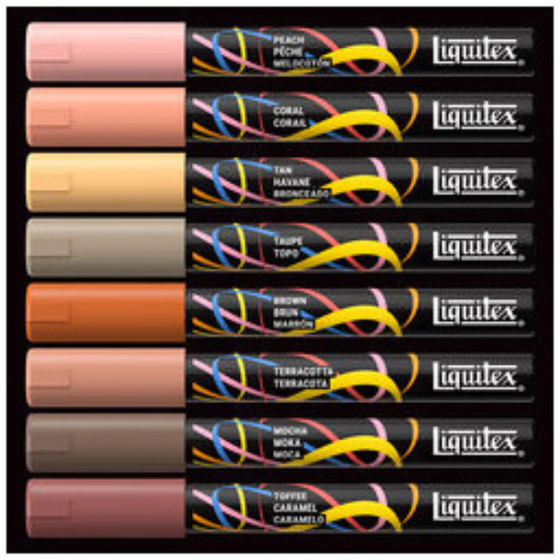 Liquitex : Set 8 Marqueurs Acryliques Couleurs | Art & Loisirs
