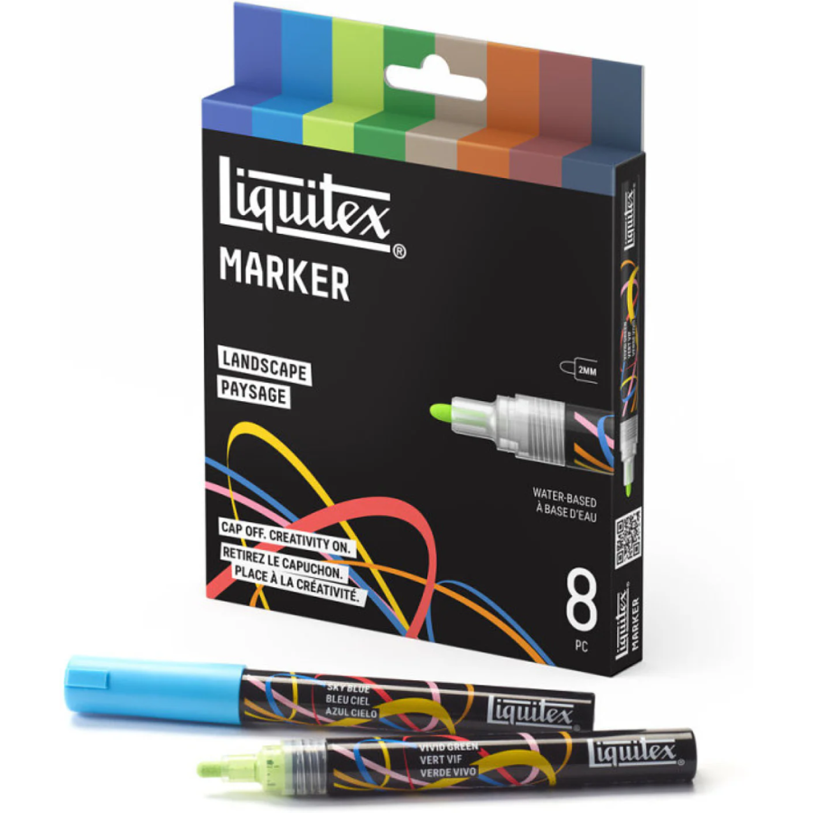 Set Marqueurs Acrylique Liquitex Paysage - 8 | Art & Loisirs