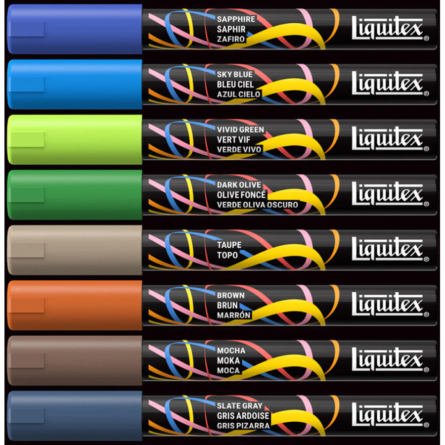 Set Marqueurs Acrylique Liquitex Paysage - 8 | Art & Loisirs