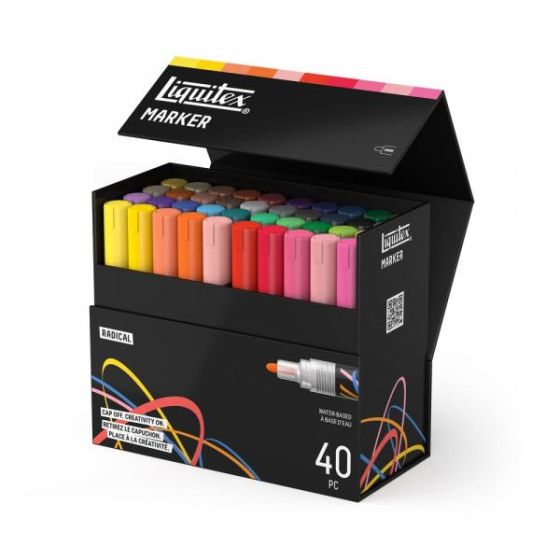 Set 40 Marqueurs Peinture Acrylique Radical - Liquitex Art &