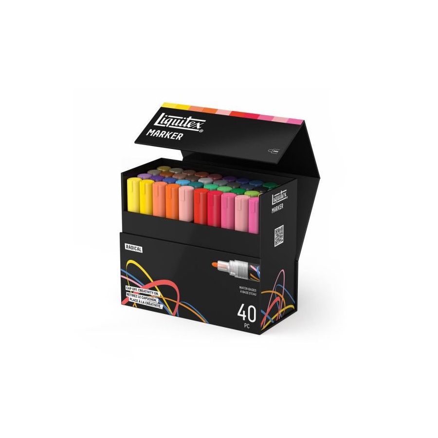 Set 40 Marqueurs Peinture Acrylique Radical - Liquitex Art &