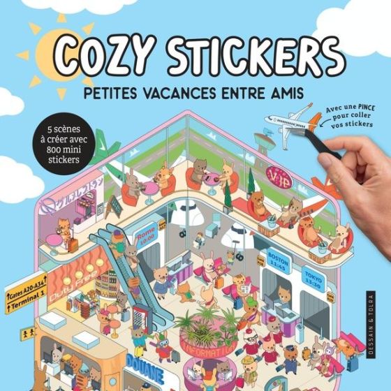 Stickers HACHETTE Cozy Vacances entre Amis | 5 | Art & Loisirs