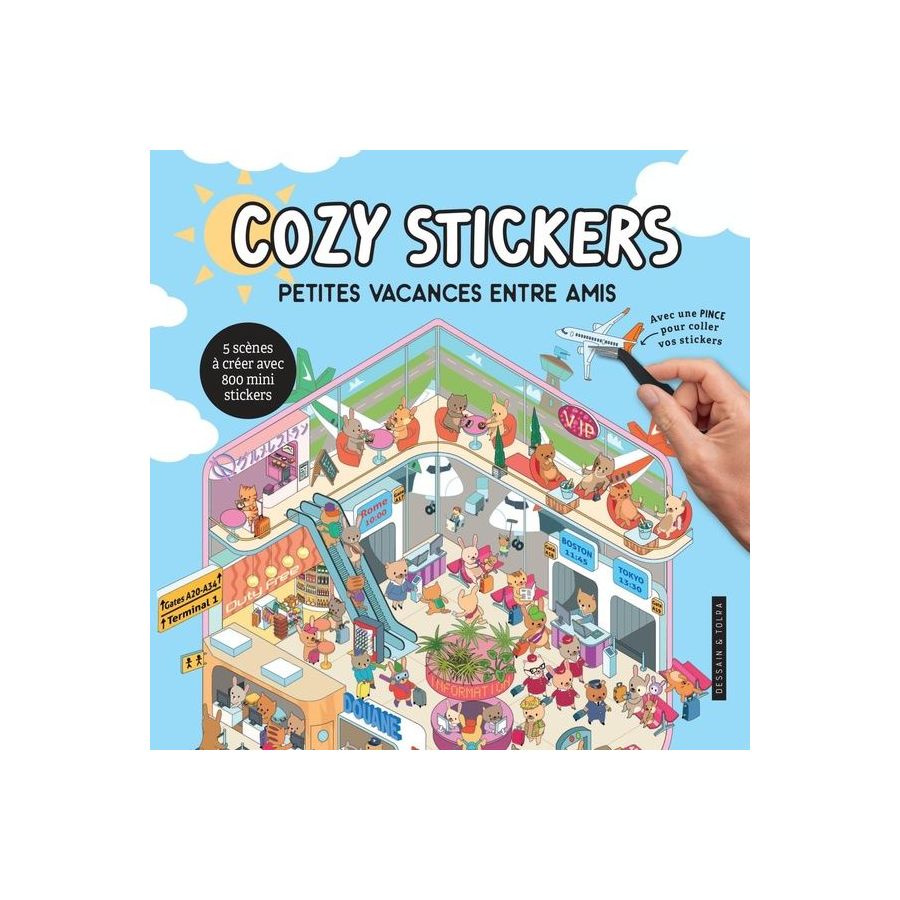 Stickers HACHETTE Cozy Vacances entre Amis | 5 | Art & Loisirs