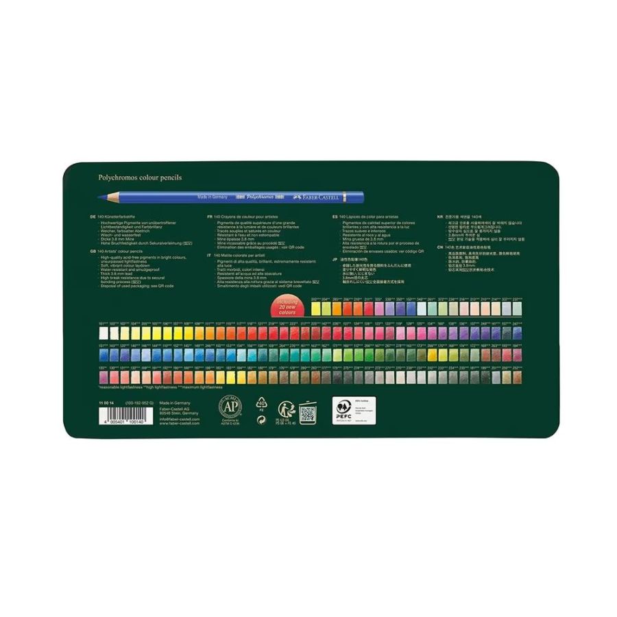 Crayons Polychromos 140 couleurs (20 nouvelles) | Art & Loisirs