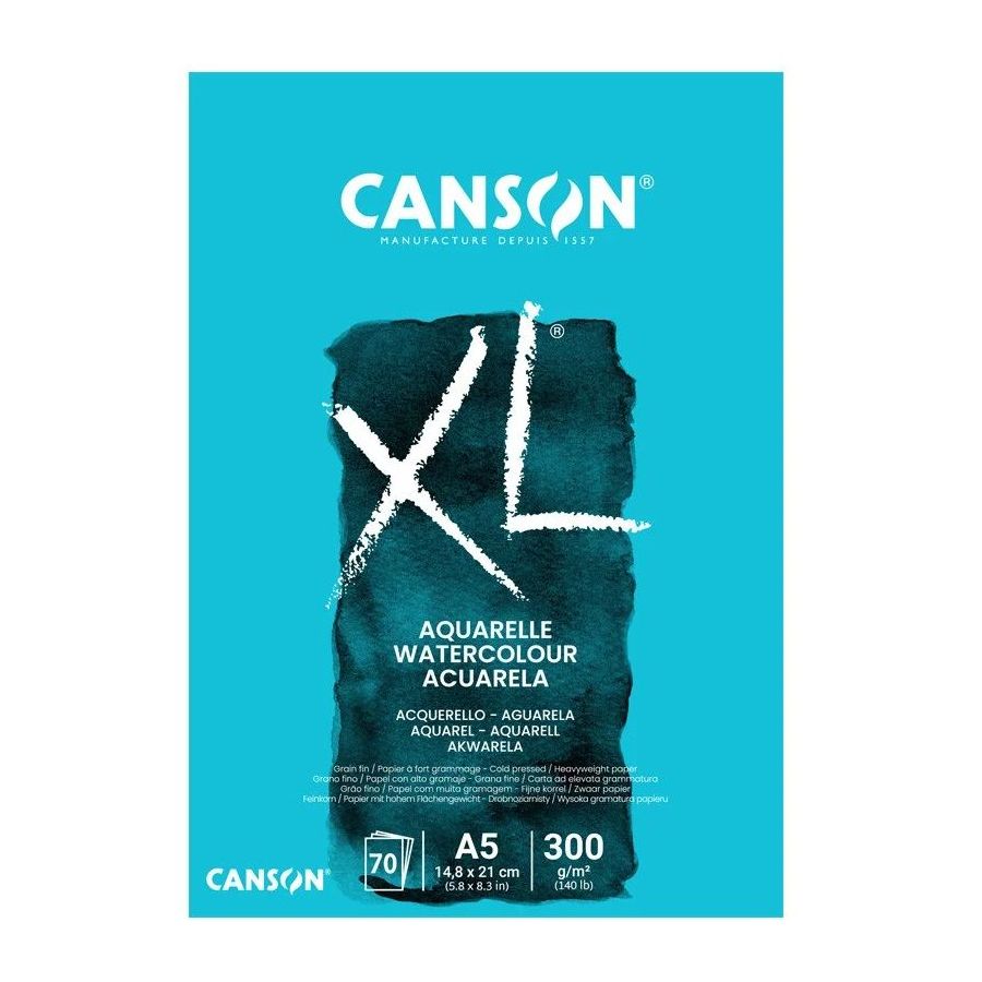 Bloc Aquarelle Canson XL 300g Grain Fin - Art & Loisirs