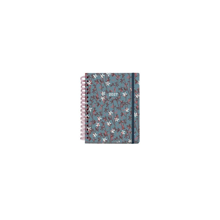 Agenda spirale Arno Dufour bambou hebdomadaire | Art & Loisirs