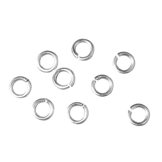 Anneaux brisés 5mm x50 argent - RAYHER | Art & Loisirs