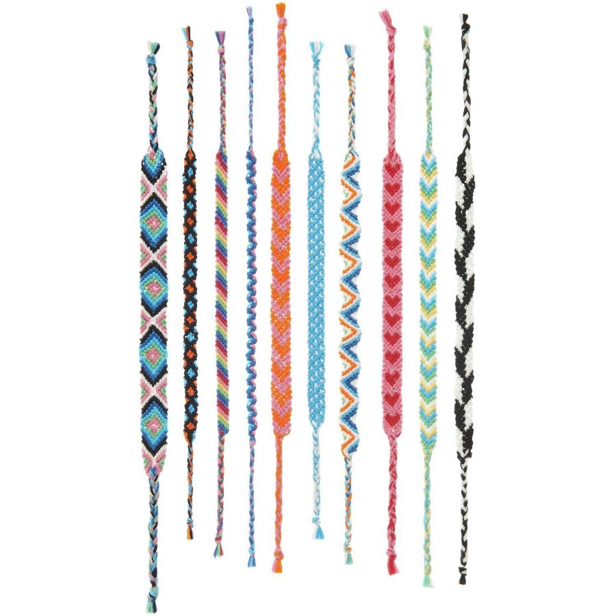 Kit DIY Bracelets d'amitié 10 couleurs - RICO | Art & Loisirs