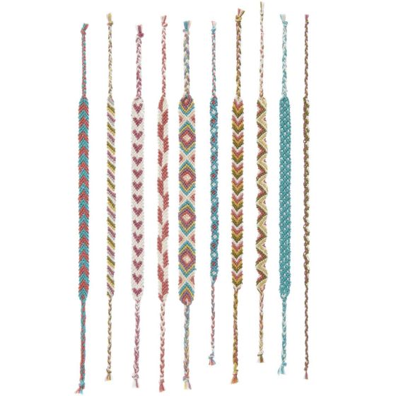Kit DIY Bracelets d'amitié Earthy Colours | Art & Loisirs
