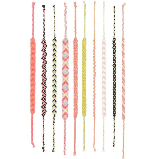 Kit DIY Bracelets d'amitié 10 couleurs - RICO | Art & Loisirs
