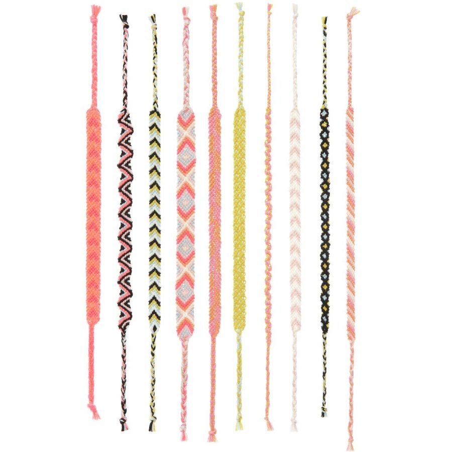 Kit DIY Bracelets d'amitié 10 couleurs - RICO | Art & Loisirs