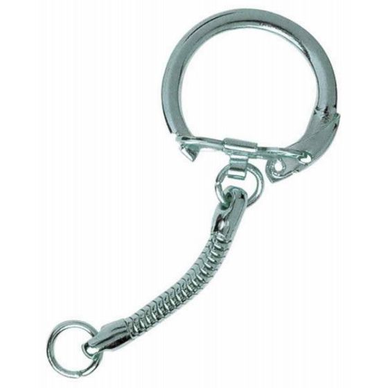 Attaches porte-clés argent x10 - CTOP | Art & Loisirs