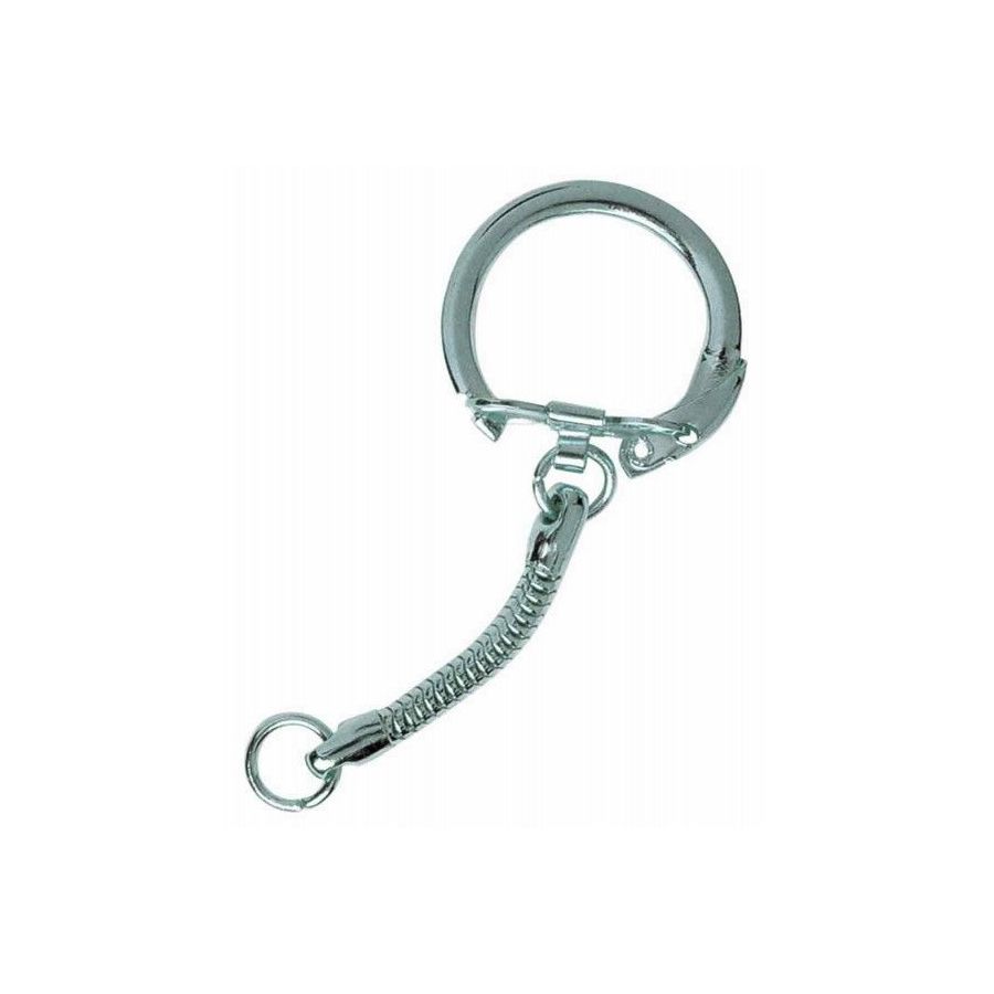 Attaches porte-clés argent x10 - CTOP | Art & Loisirs