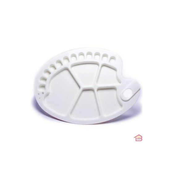 Palette plastique ovale 34x23,5 cm - Phoenix | Art & Loisirs
