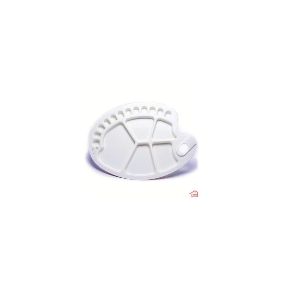 Palette plastique ovale 34x23,5 cm - Phoenix | Art & Loisirs