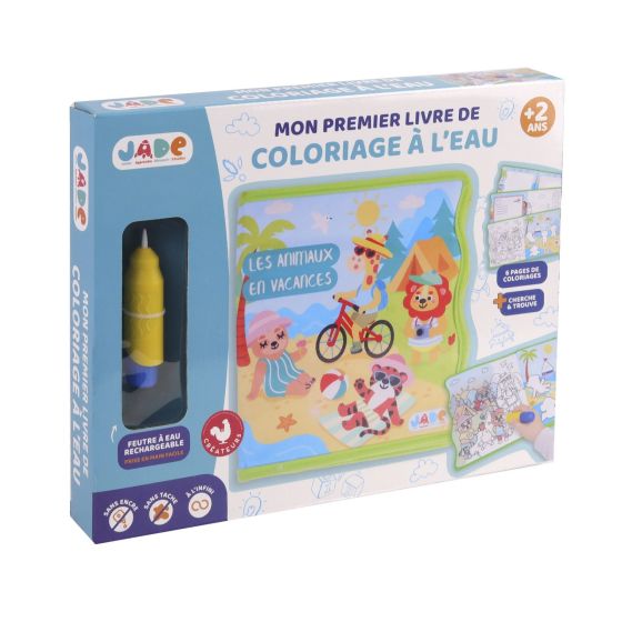 Mon premier livre de coloriages magiques educatifs 8 pages - Effet multicolore