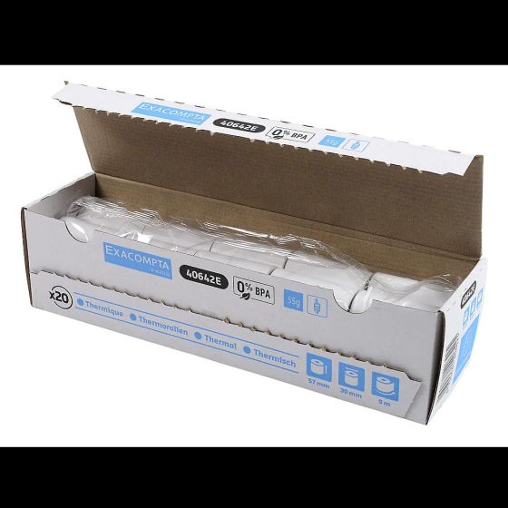 Rouleaux TPE Thermiques 57mmx40mmx18m x10 | Art & Loisirs