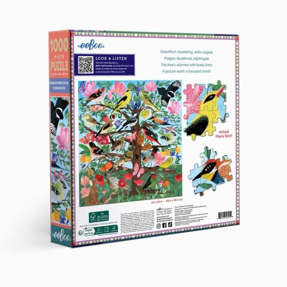 Puzzle French Medieval Songbirds 1000 pièces | Art & Loisirs