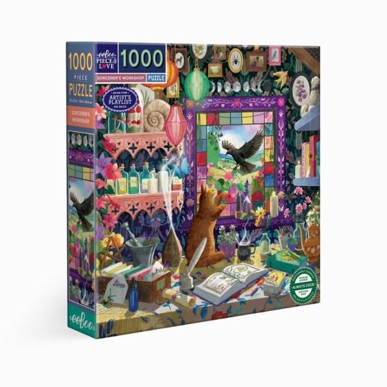 Puzzle Sorcerer's Workshop 1000 pièces - Eeboo | Art & Loisirs