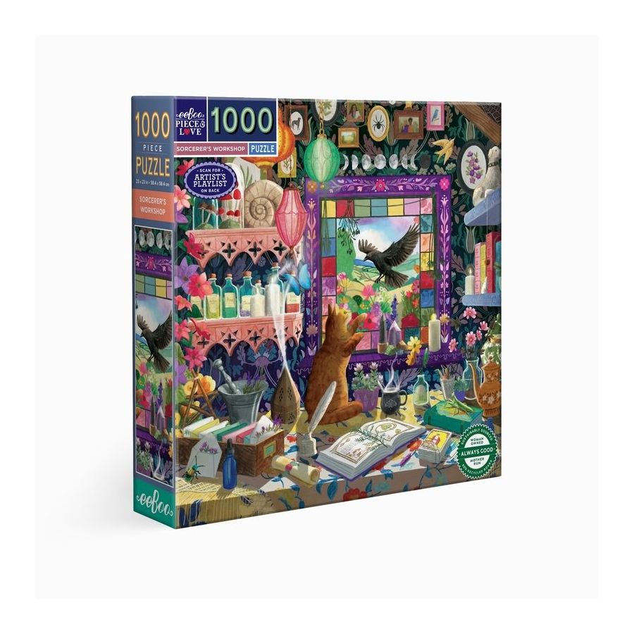 Puzzle Sorcerer's Workshop 1000 pièces - Eeboo | Art & Loisirs