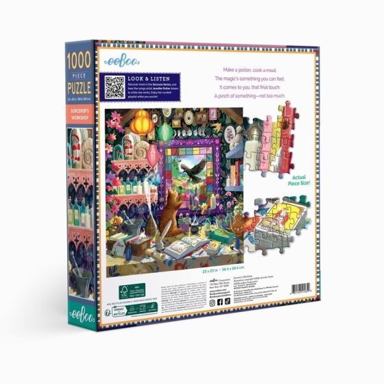 Puzzle Sorcerer's Workshop 1000 pièces - Eeboo | Art & Loisirs