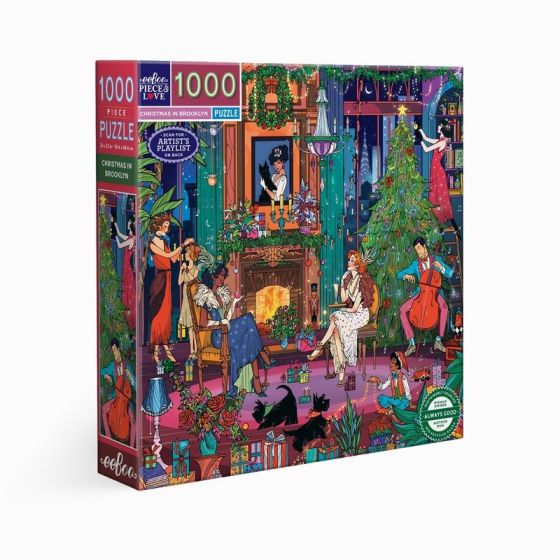 Puzzle Christmas in Brooklyn, 58.4x58.4cm, 1000 Pcs