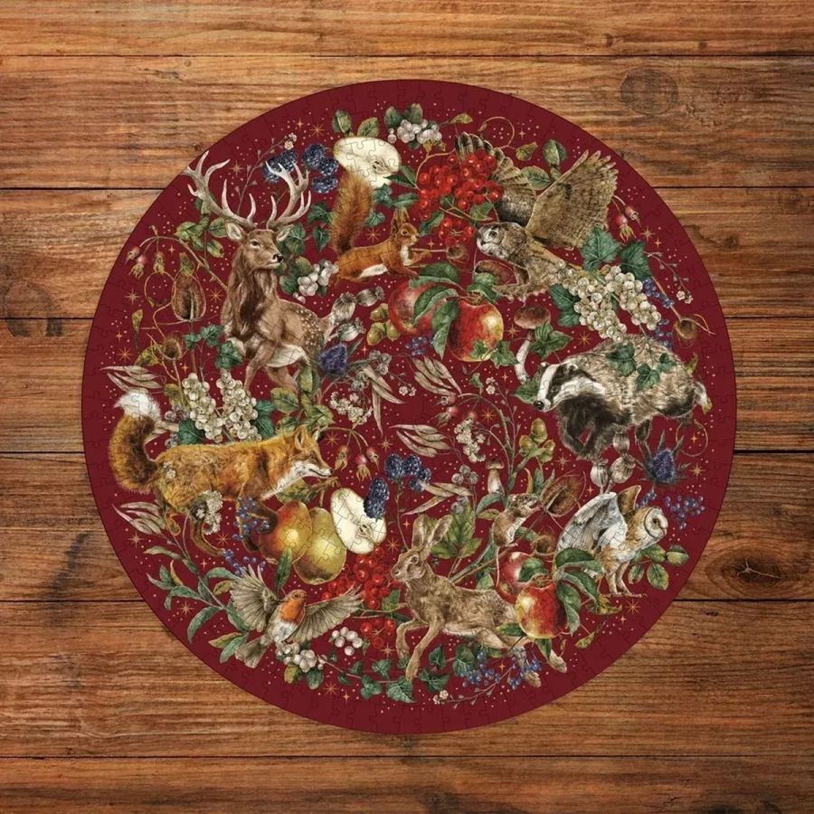 Puzzle circulaire Winter Story 500 pièces | Art & Loisirs