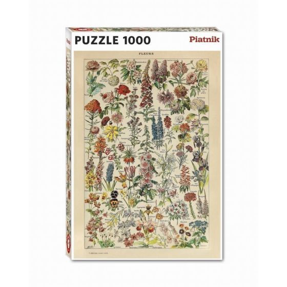 Puzzle Piatnik 1000 pièces Fleurs Adolphe | Art & Loisirs
