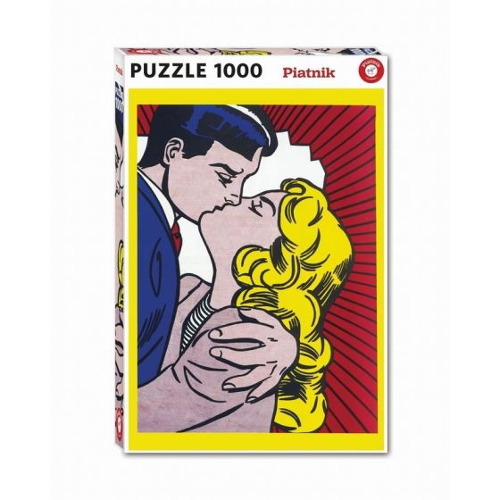 Puzzle Lichtenstein Kiss II 1000 pièces 68x48 | Art & Loisirs