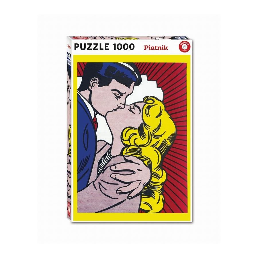 Puzzle Lichtenstein Kiss II 1000 pièces 68x48 | Art & Loisirs