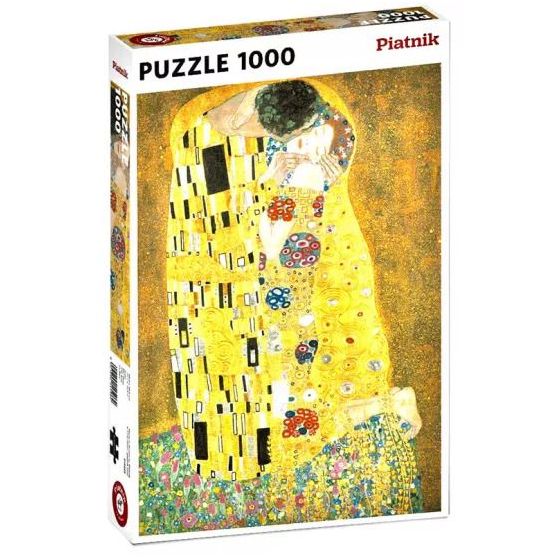 Puzzle Klimt Le Baiser métallique 1000 pièces | Art & Loisirs