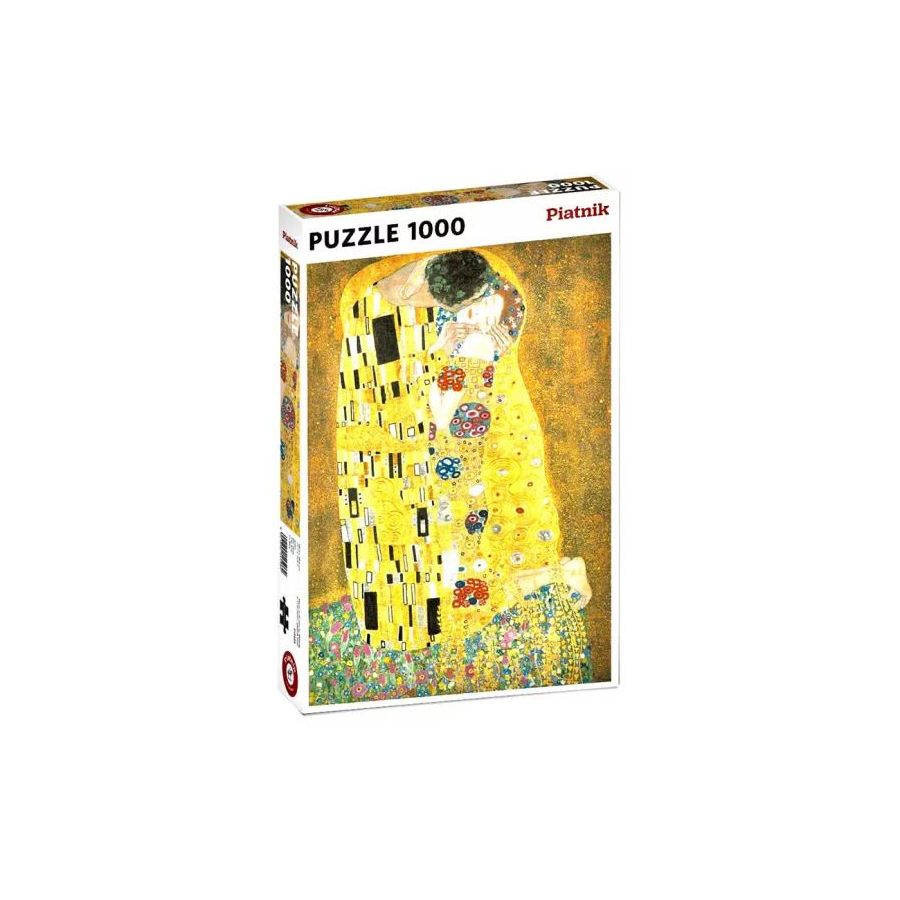 Puzzle Klimt Le Baiser métallique 1000 pièces | Art & Loisirs