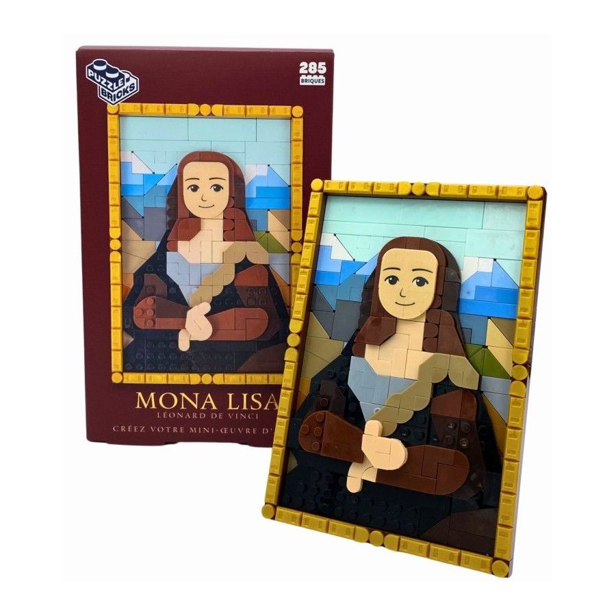 Mini-briques Mona Lisa 285 pièces - Professor | Art & Loisirs