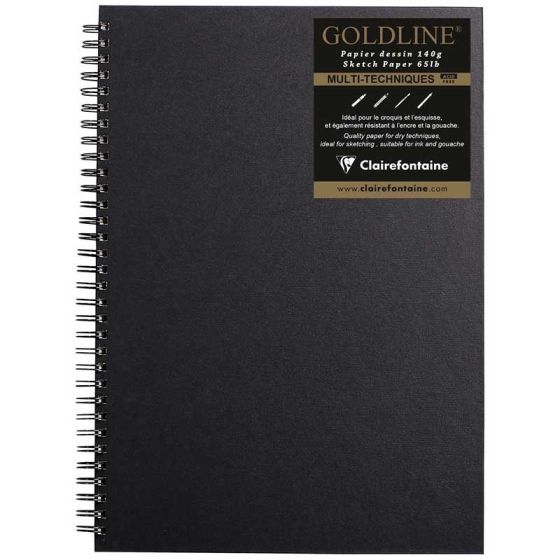 Bloc spirale Goldline A3 64F 140g | Art & Loisirs