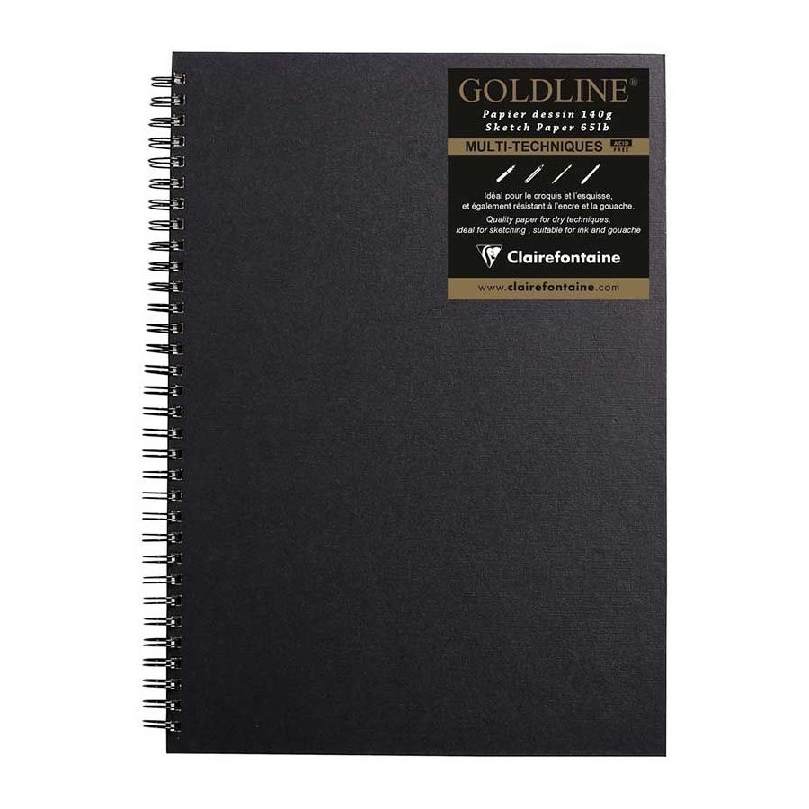 Bloc spirale Goldline A3 64F 140g | Art & Loisirs