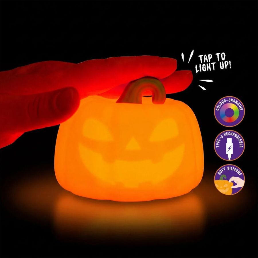 Veilleuse LED Citrouille Silicone Rechargeable | Art & Loisirs