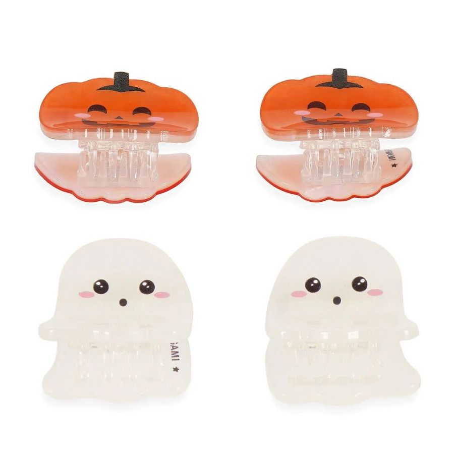 Set 4 Mini Barrettes Cheveux Halloween | Art & Loisirs