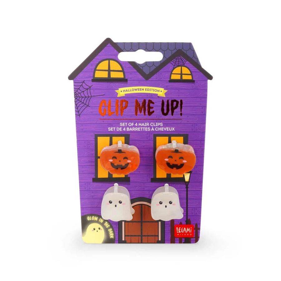 Set 4 Mini Barrettes Cheveux Halloween | Art & Loisirs