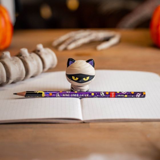 Crayon à papier Chat momie Halloween | Art & Loisirs
