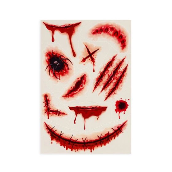Tatouages Éphémères Halloween Cicatrices - Legami | Art & Loisirs