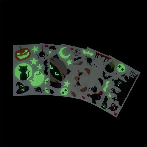 Autocollants Fenêtre Halloween Phosphorescents | Art & Loisirs