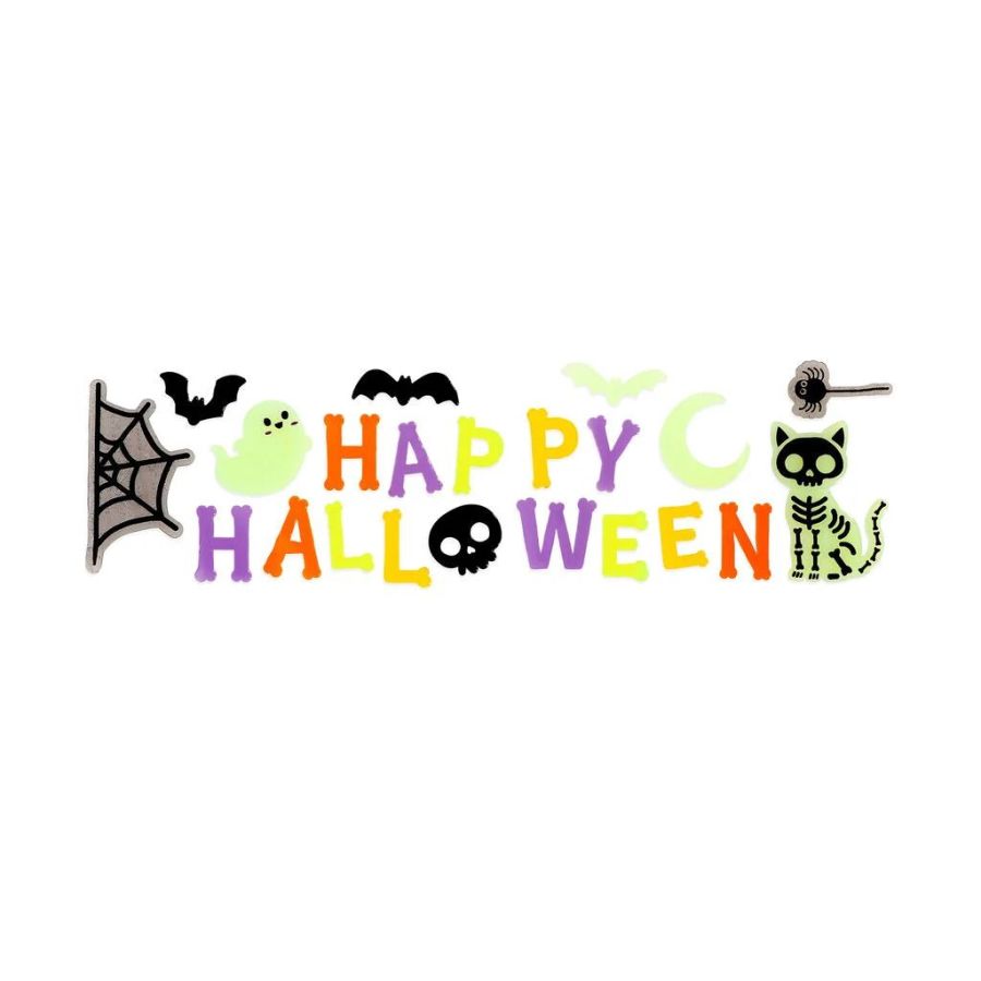 Set Autocollants Gel Fenêtre Halloween | Art & Loisirs