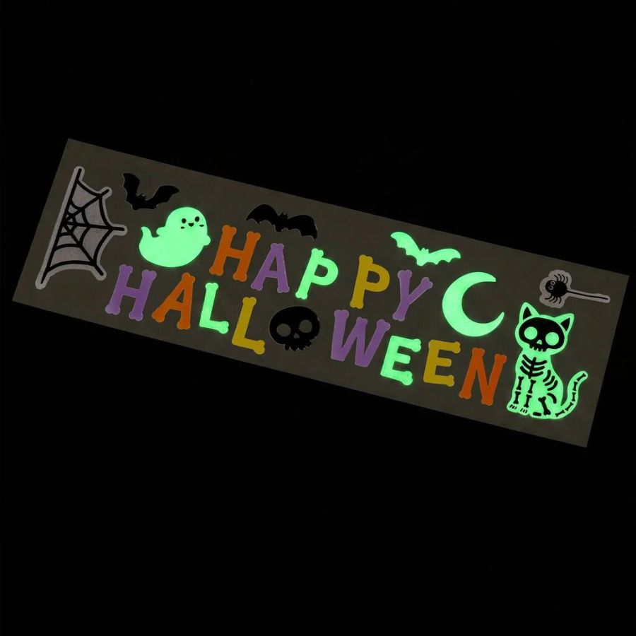 Set Autocollants Gel Fenêtre Halloween | Art & Loisirs