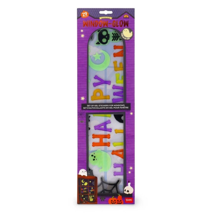 Set Autocollants Gel Fenêtre Halloween | Art & Loisirs