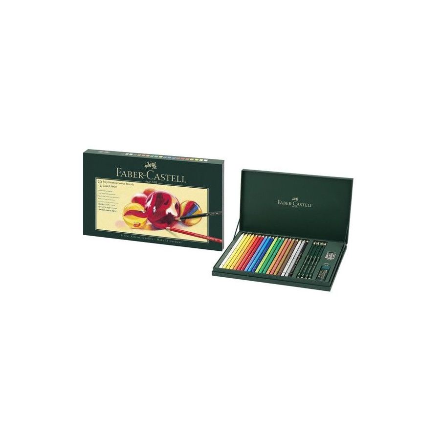 Coffret 20 Polychromos + 4 graphite 9000 | Art & Loisirs