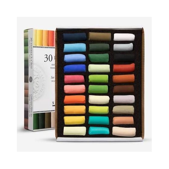Pastels tendres Sennelier - 30 demi-pastels | Art & Loisirs