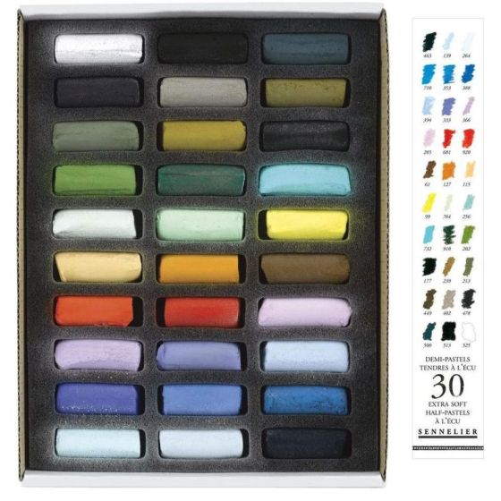 Étui 30 demi-pastels Sennelier - Paysages de | Art & Loisirs