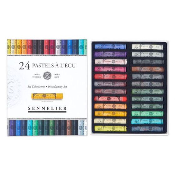 Pastel à l'écu extra tendre - 24 demi-pastels | Art & Loisirs